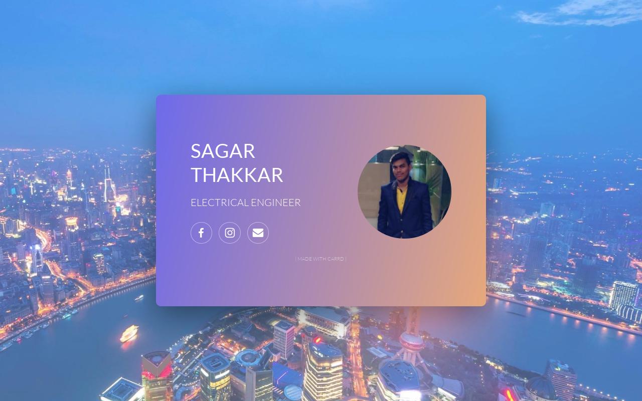 Carrd profile picture for @sagar